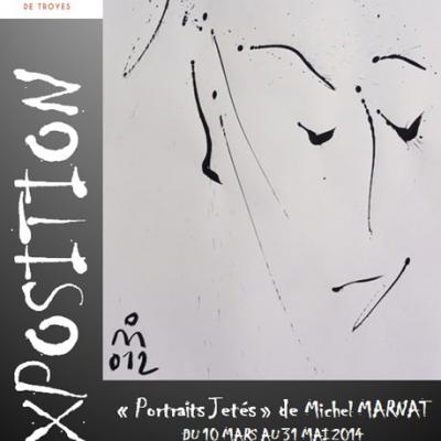 Exposition «Portraits Jetés » de Michel MARNAT au service des  Soins Palliatifs du centre hospitalier de Troyes