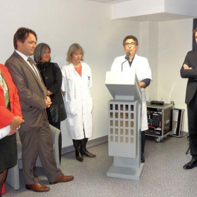 INAUGURATION AU CENTRE HOSPITALIER DE TROYES DU NOUVEAU SERVICE DE PEDIATRIE