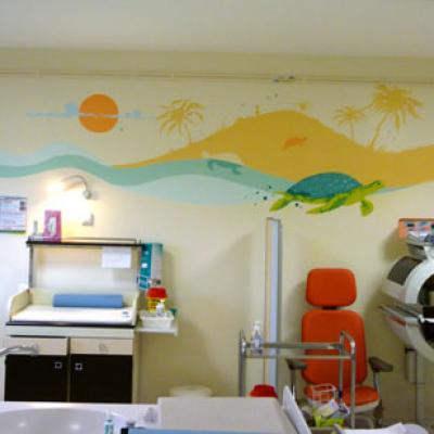 Des fresques murales pour les nurseries du centre hospitalier de Troyes