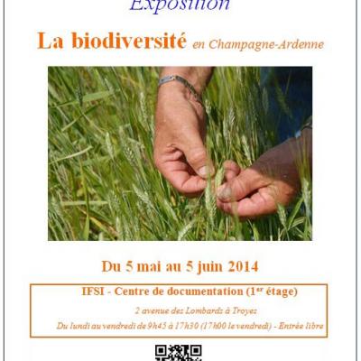 Exposition « La biodiversité en Champagne-Ardenne » à l’IFSI