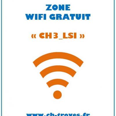 LE CENTRE  HOSPITALIER DE TROYES OFFRE LE WIFI GRATUIT A SES PATIENTS ET SES VISITEURS 