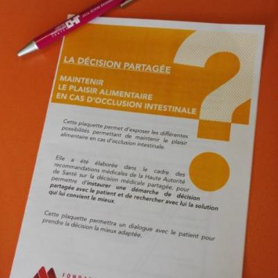 Signature d'une convention de mécénat de la fondation MACSF au service de soins palliatifs