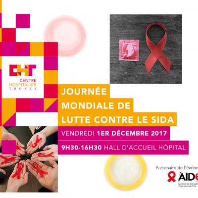 Journée mondiale contre le sida - Vendredi 1er décembre au CHT