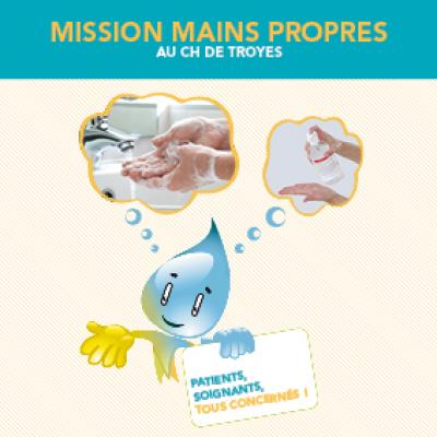Journée mondiale de l'hygiène des mains lundi 9 mai 2016 au CH de Troyes