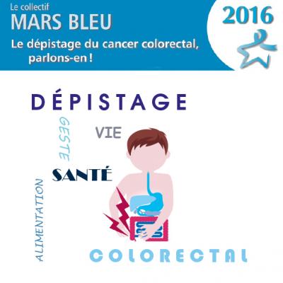 Mars Bleu 2016 contre le cancer colorectal