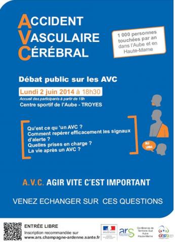 DEBAT PUBLIC SUR L’ACCIDENT VASCULAIRE CEREBRAL