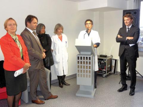 INAUGURATION AU CENTRE HOSPITALIER DE TROYES DU NOUVEAU SERVICE DE PEDIATRIE