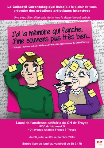 Exposition du Collectif Gérontologique Aubois -