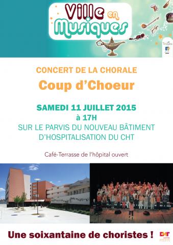 Ville en Musiques : Concert de la chorale Coup d'Choeur
