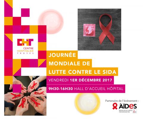 Journée mondiale contre le sida - Vendredi 1er décembre au CHT