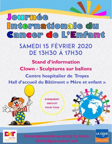 Journée Internationale du Cancer de l'Enfant