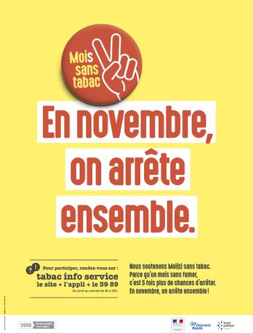 Moi(s) sans tabac : en novembre, on arrête ensemble !