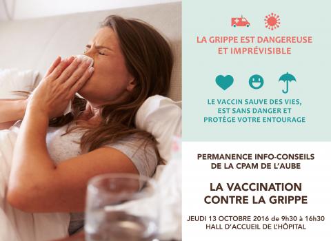 Grippe : pour éviter l’hospitalisation, passez à la vaccination !