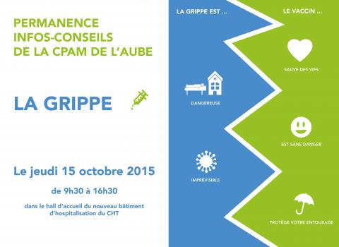 Journée d'information sur la grippe, jeudi 15 octobre 2015