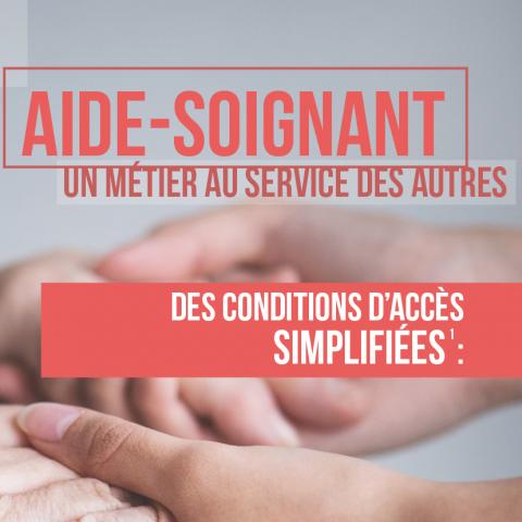 Devenez aide-soignant(e) : procédure d'admission en cours jusqu'au 10 juin 2020